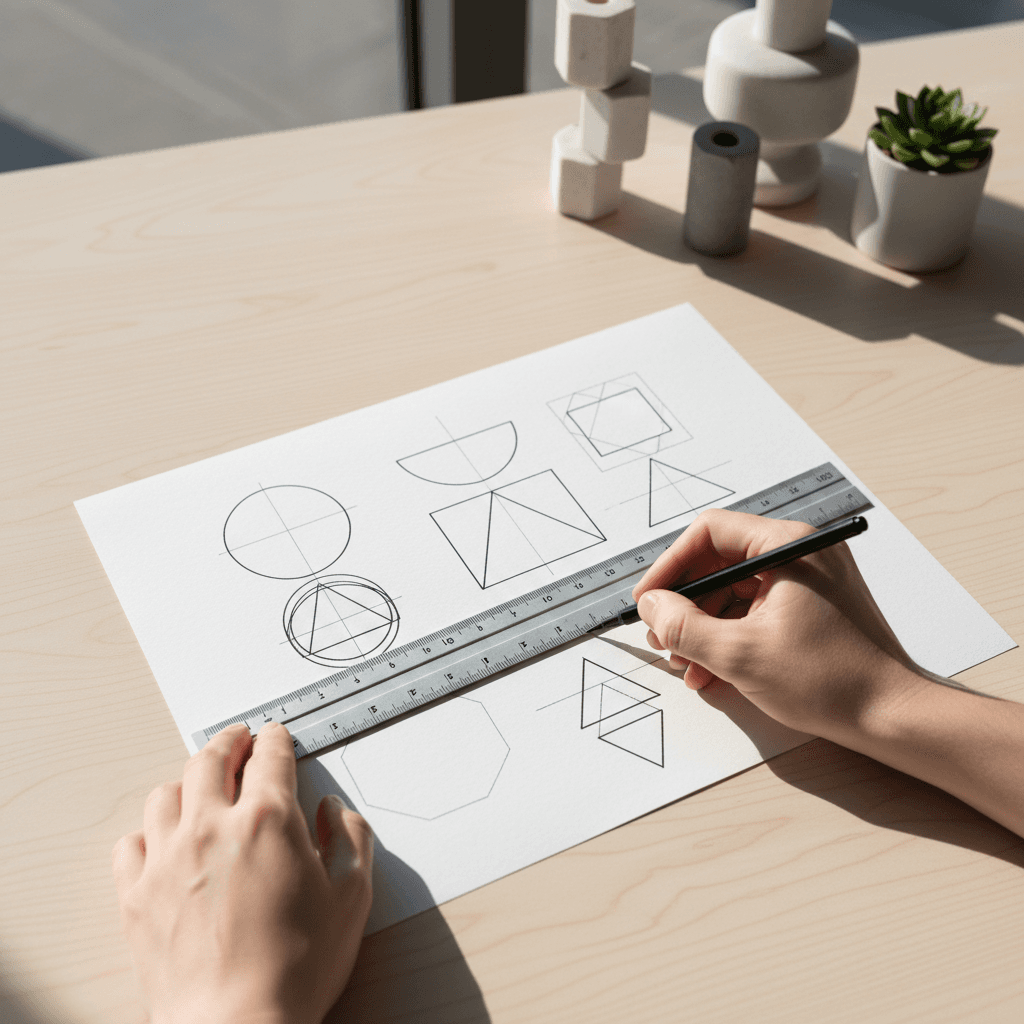 Logo minimalista con monograma profesional